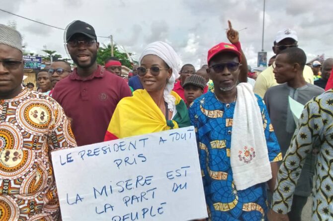 Effectivité de la marche pacifique de la CSTB et de l’ONG Actions Pacifiques