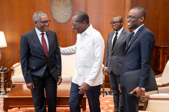 Ce qu’il faut retenir de l’audience entre Patrice Talon et Aliko Dangote