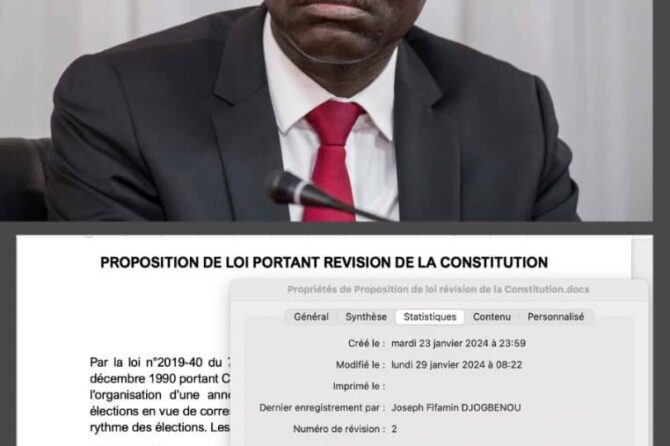 Révision de la constitution : on connaît l’identité du vrai rédacteur du texte