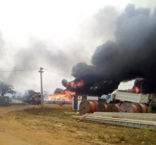 Incendie à la base de Vinci Énergies Bénin : la structure annonce une enquête