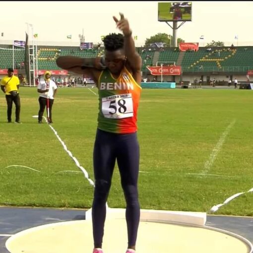 Bénin : l’athlète Odile Ahouanwanou décroche la médaille d’or en Heptathlon au Ghana