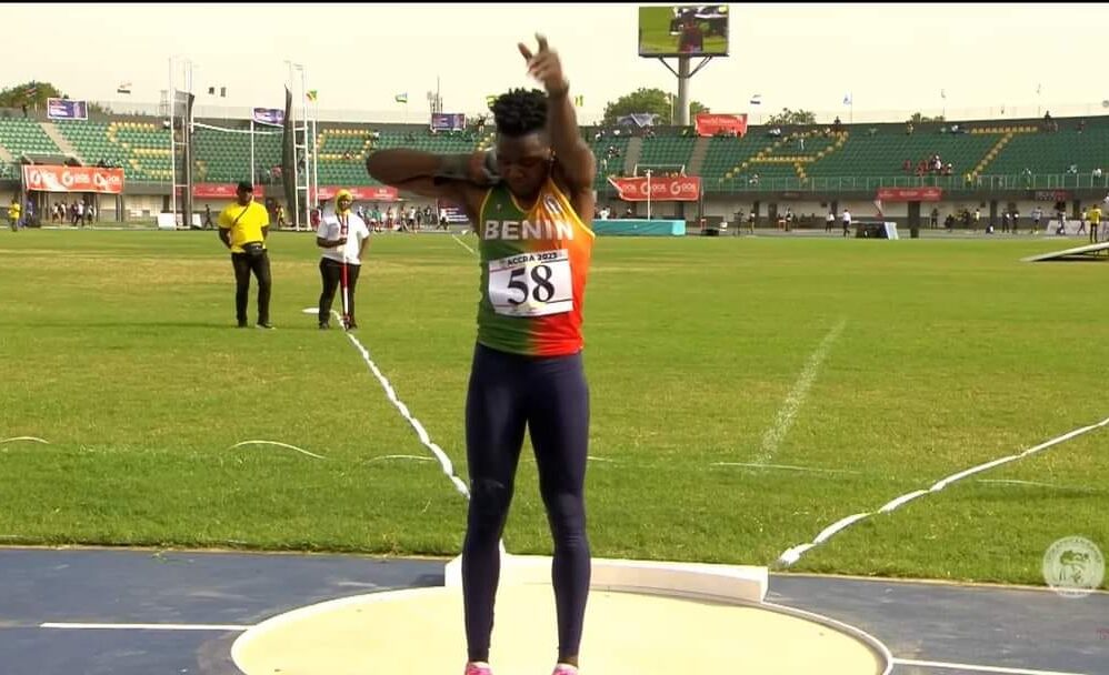 Bénin : l’athlète Odile Ahouanwanou décroche la médaille d’or en Heptathlon au Ghana