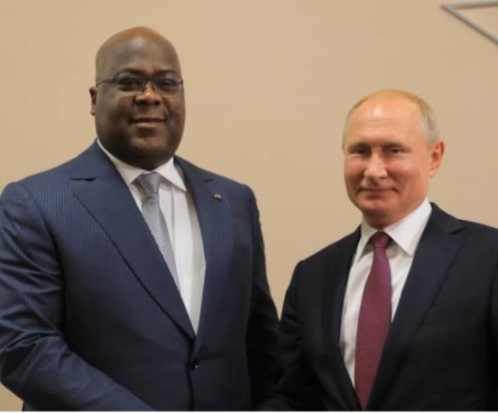 Insécurité en RDC : un accord de coopération militaire entre Vladimir Poutine et Félix Tshisekedi ?