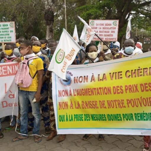 Manifestation contre la Cherté de la vie au Bénin : nouvel appel à la mobilisation des travailleurs