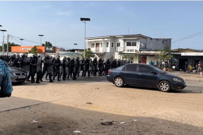 Au Bénin, la marche pacifique contre la cherté de la vie dispersée par la police !