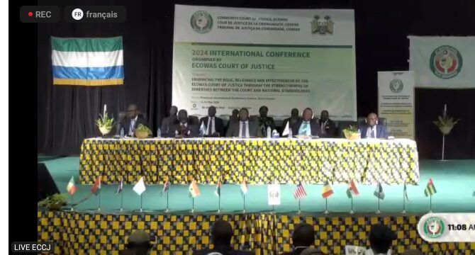 Les activités de la Conférence internationale de la Cour de Justice de la CEDEAO lancées sur fond de renforcement de la justice régionale en Afrique de l'Ouest