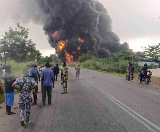 Incendie dévastateur à Agonlin-Houégbo