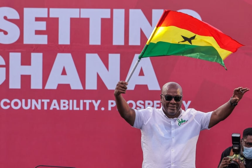 Retour triomphal de John Dramani Mahama à la présidence