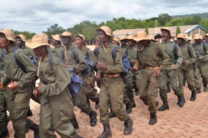 Les recrues militaires de 2023 au Bénin