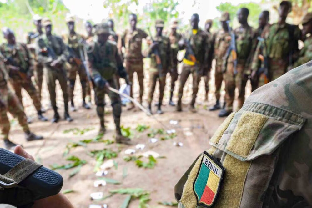 Soldats militaires béninois au front dans le Nord Bénin