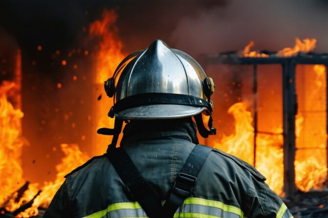 incendie dévastateur
