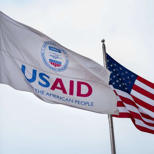 President Trump and Elon Musk Threatened to Shut Down USAID, Washington, District of Columbia, United States - 03 Feb 2025