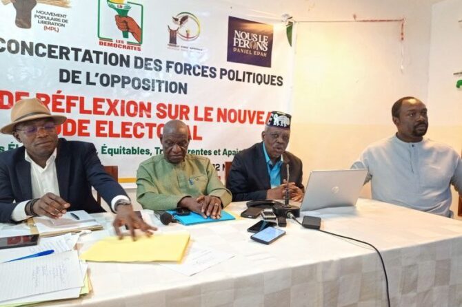 le Cadre de concertation de l’opposition vent debout contre la non-relecture du Code électoral