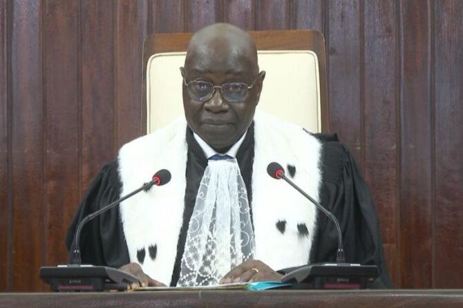 Mamadou Badio Camara Président du Conseil constitutionnel