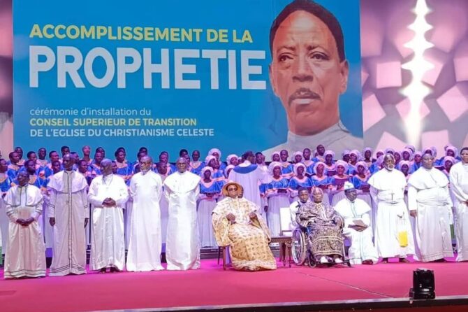 Réunification des fidèles de l’Église du Christianisme Céleste - Les membres du Conseil Supérieur de Transition installés